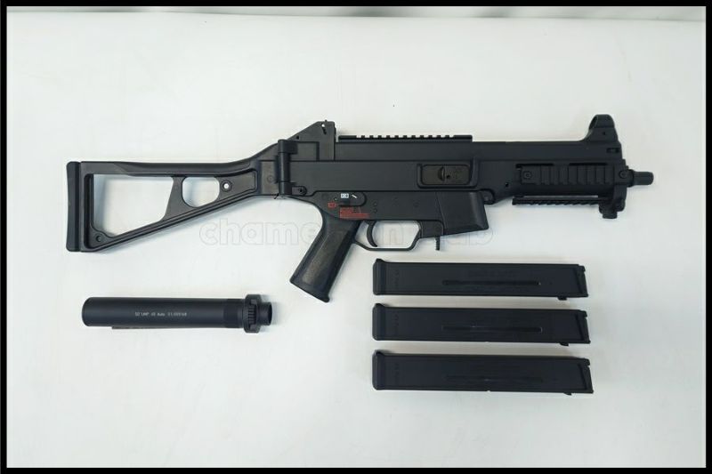 東京)VFC UMP45 ガスブローバック 予備マガジン・サイレンサー付