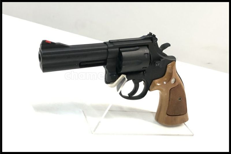 東京)マルシン S&W M586 4インチ HWモデルガン 木製グリップ