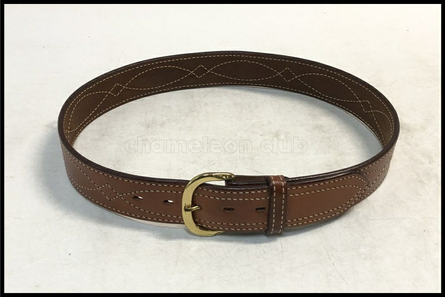 東京)BIANCHI/ビアンキ 34＃B9 本革ベルト 実物