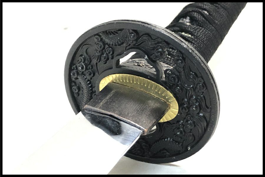 東京)メーカー不明 模造刀 黒鞘 約98.5cm