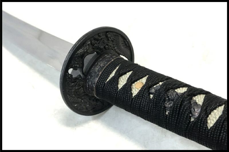 東京)メーカー不明 模造刀 黒鞘 約98.5cm