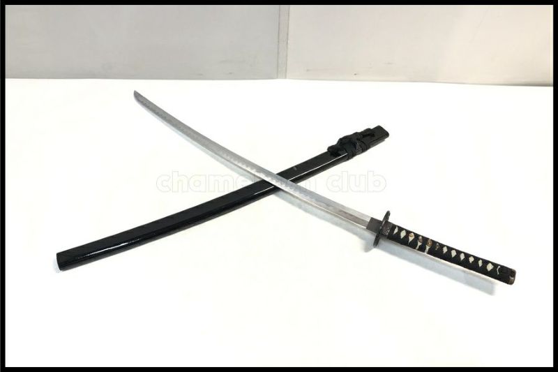 東京)メーカー不明 模造刀 黒鞘 約98.5cm