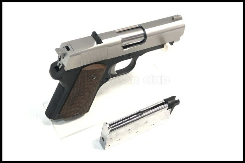 東京)東京マルイ デトニクス45 フレームシルバー ガスブローバック