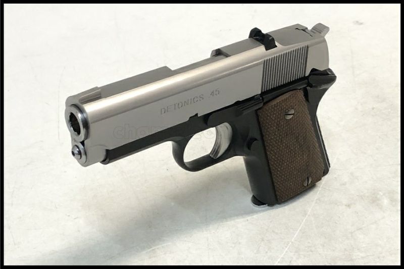 東京)東京マルイ デトニクス45 フレームシルバー ガスブローバック