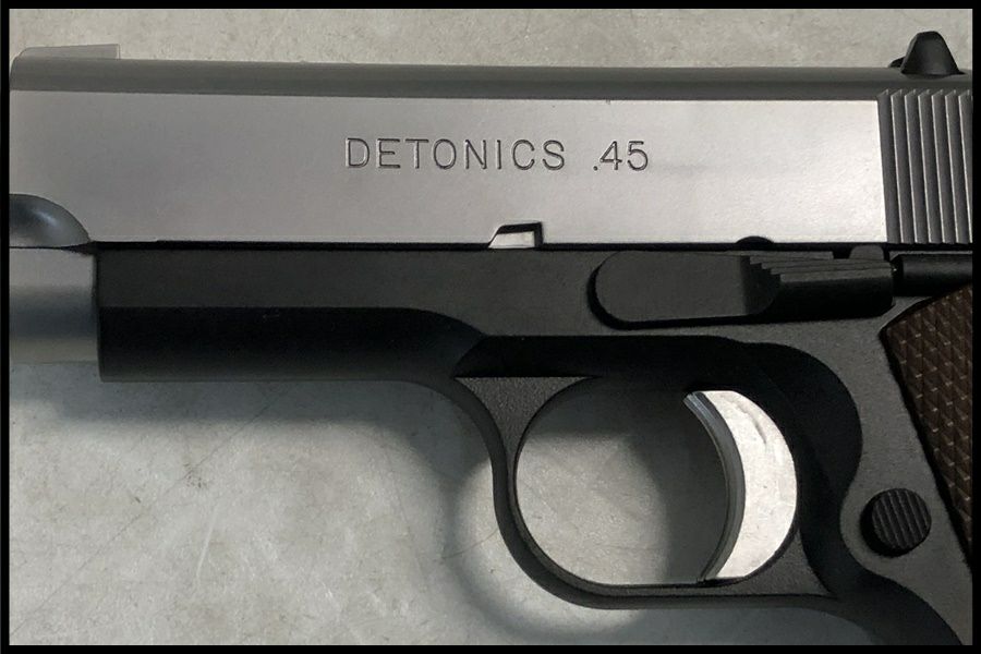 東京)東京マルイ デトニクス45 フレームシルバー ガスブローバック