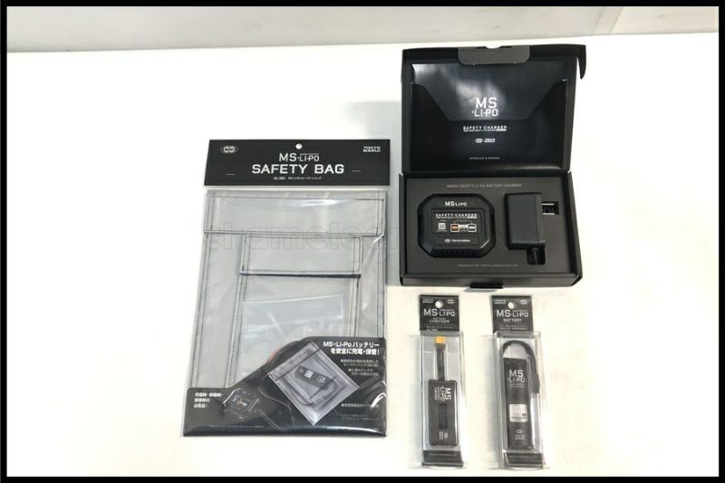東京)東京マルイ MS LIPOバッテリー 充電器 チェッカー バッグ一式