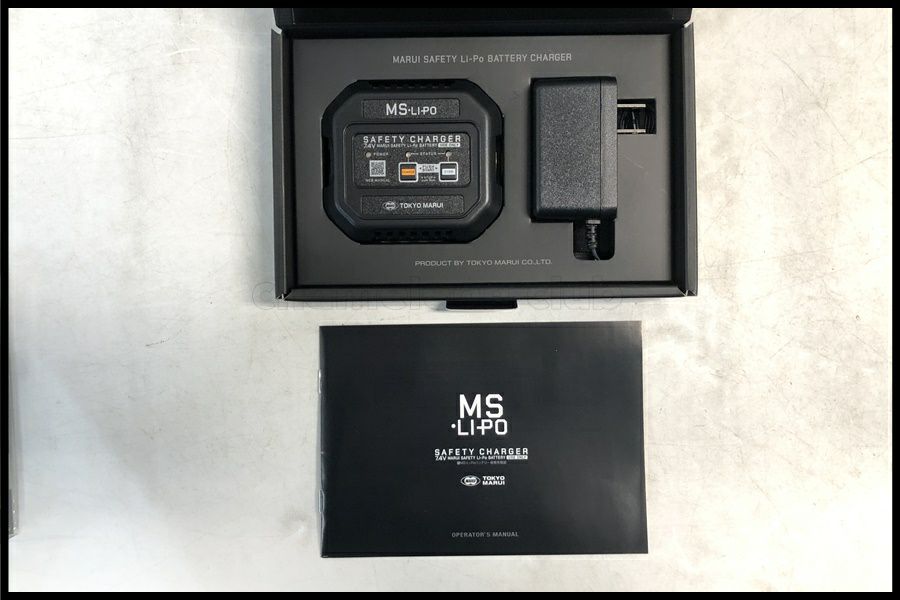 東京)東京マルイ MS LIPOバッテリー 充電器 チェッカー バッグ一式