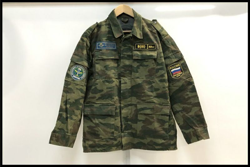 東京)ロシア軍 フローラ迷彩 戦闘服 実物