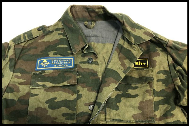 東京)ロシア軍 フローラ迷彩 戦闘服 実物