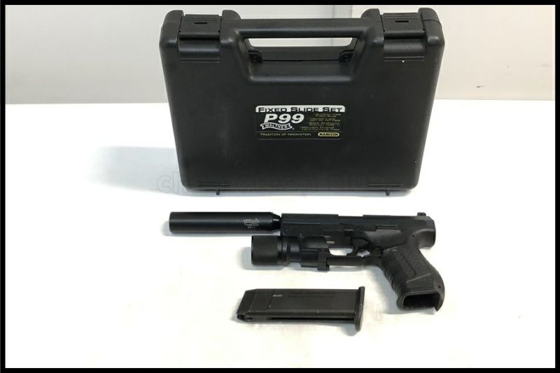 東京)マルゼン ワルサーP99 フィックススライドセット 旧型 ガスガン