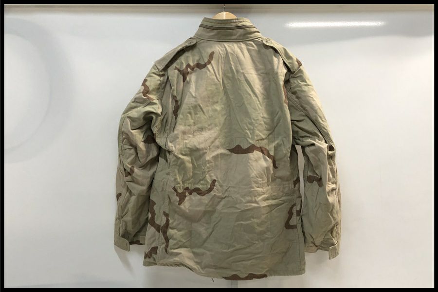 東京)米軍実物 M65フィールドジャケット 3Cデザートカモ サイズLL
