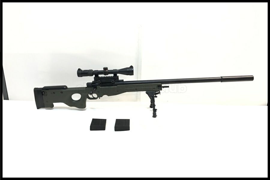 東京)東京マルイ L96 AWS ODストック ボルトアクションエアーライフル