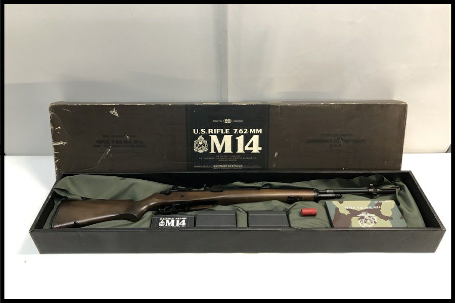 東京)東京マルイ M14 スタンダード電動ガン リアルウッド 木製ストック