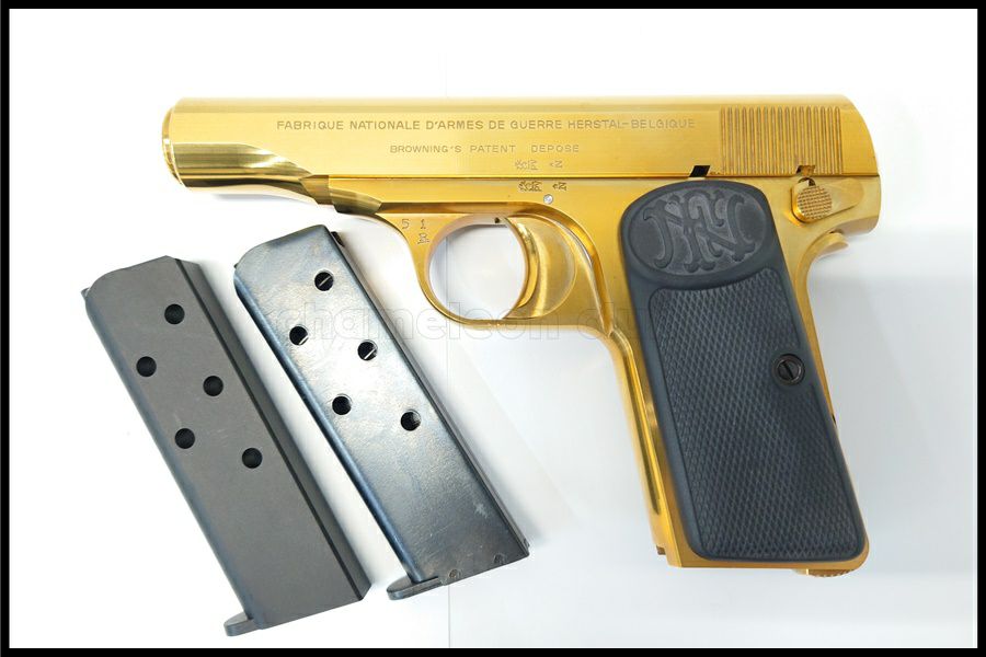 東京)ZEKE M1910 ブローニング 真鍮削り出し 金属モデルガン